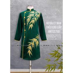 Áo Dài Cách Tân Nam Thêu Cao Cấp ANTCC750